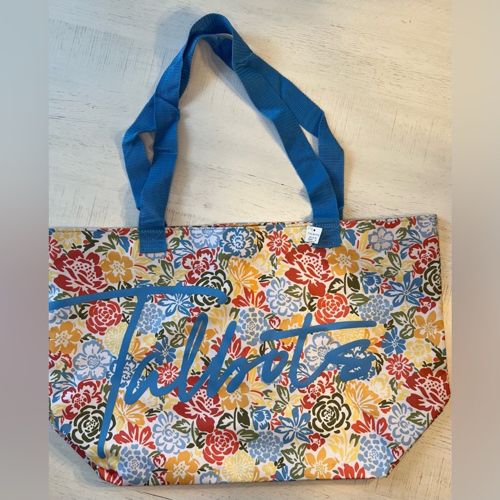 Talbots Floral Tote